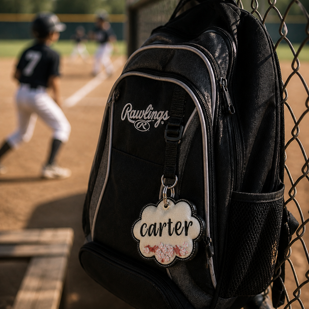 Sports Shaker Bag Tag