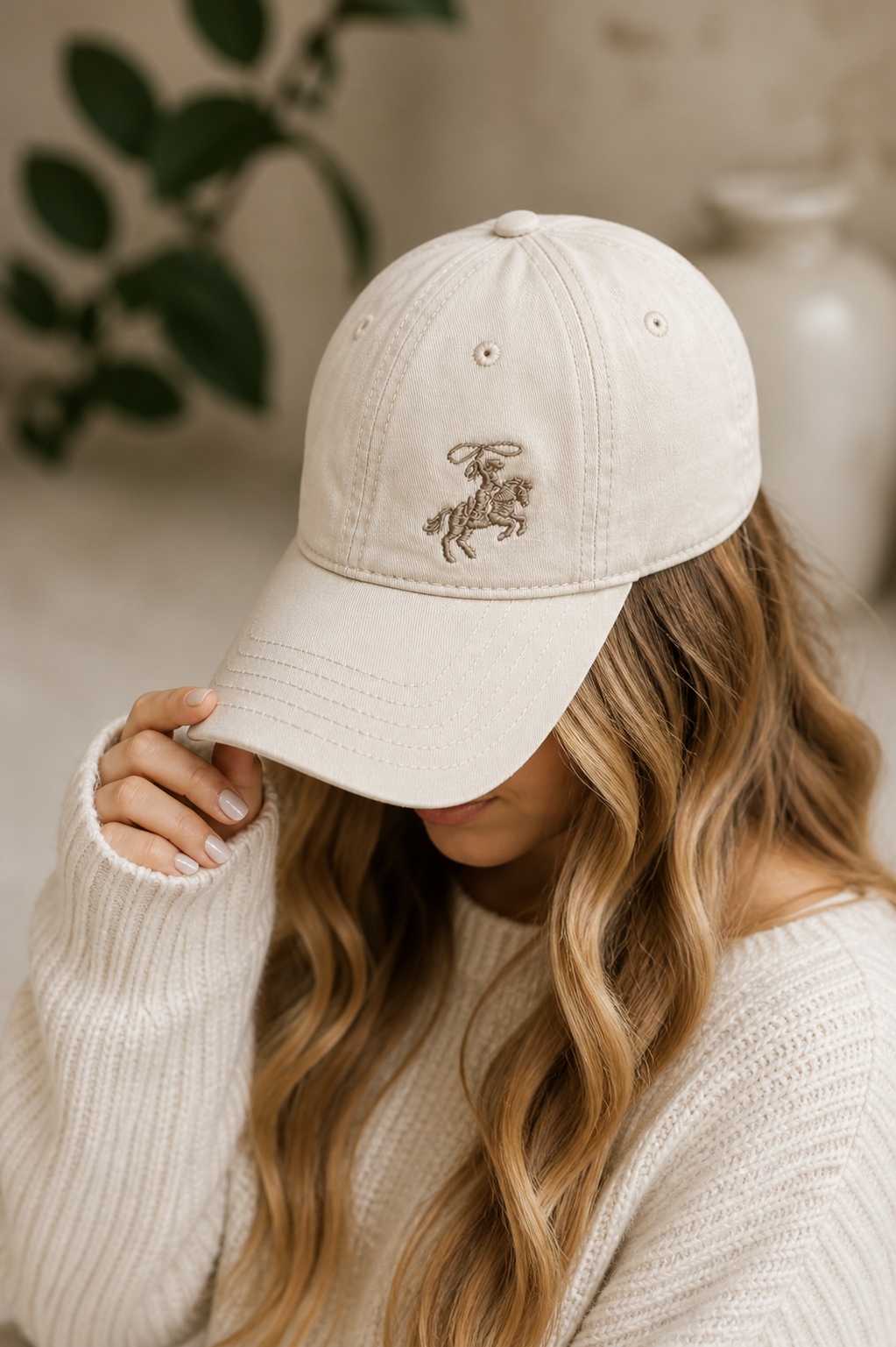 Bronc Embroidered Dad Hat