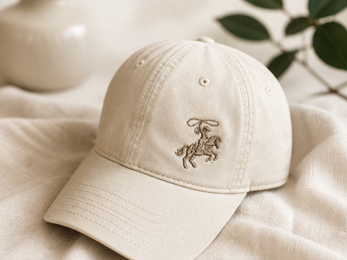 Bronc Embroidered Dad Hat