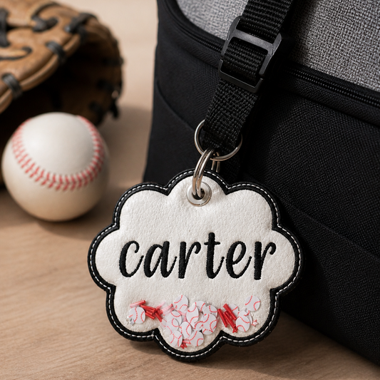 Sports Shaker Bag Tag